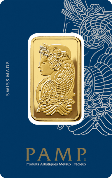 PAMP Mint Gold Bars 1 oz. - Obverse