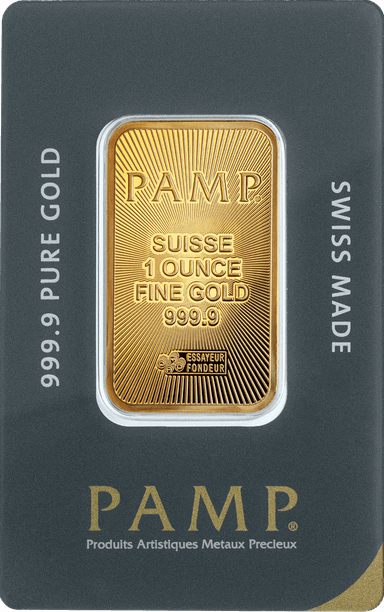 PAMP Mint Gold Bars 1 oz. - Obverse
