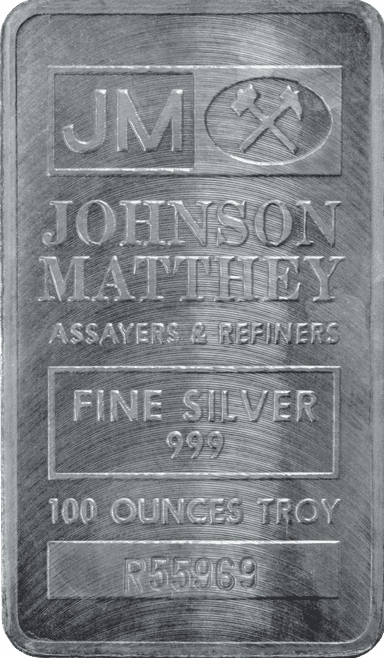 Various 100 oz. Silver Bar - Obverse